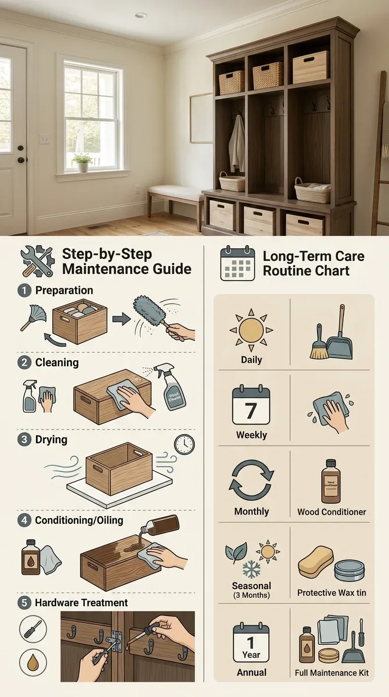 Maintenance Guide: Step-by-step wood conditioning and cleaning guide