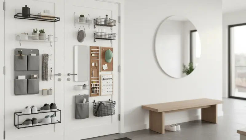 10 Genius Over-the-Door Entryway Storage Solutions for Ap...