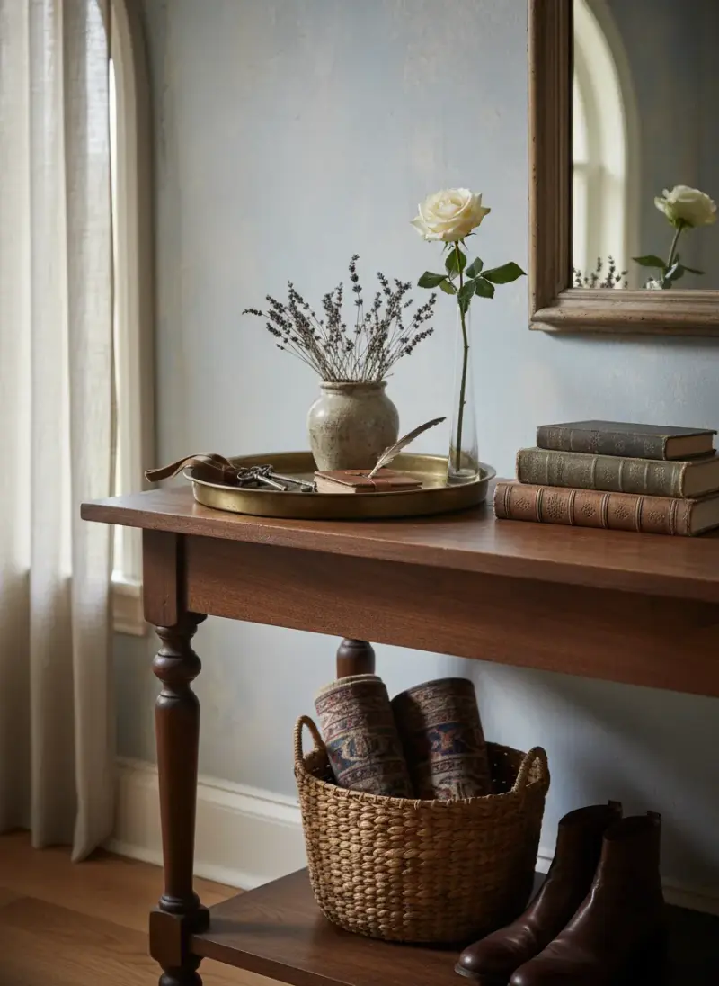 15 Timeless Vintage Entryway Table Ideas for a Stunning First Impression