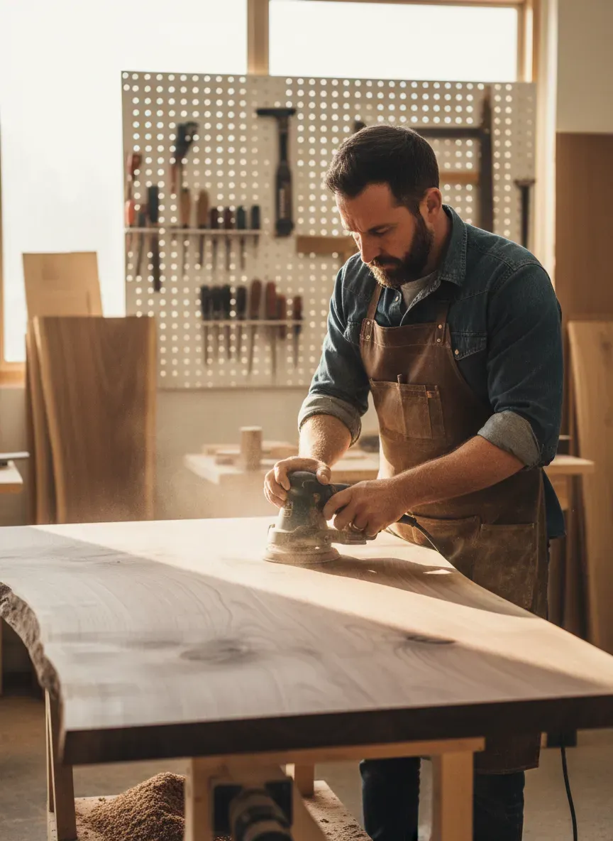 Live Edge Wood Preparation