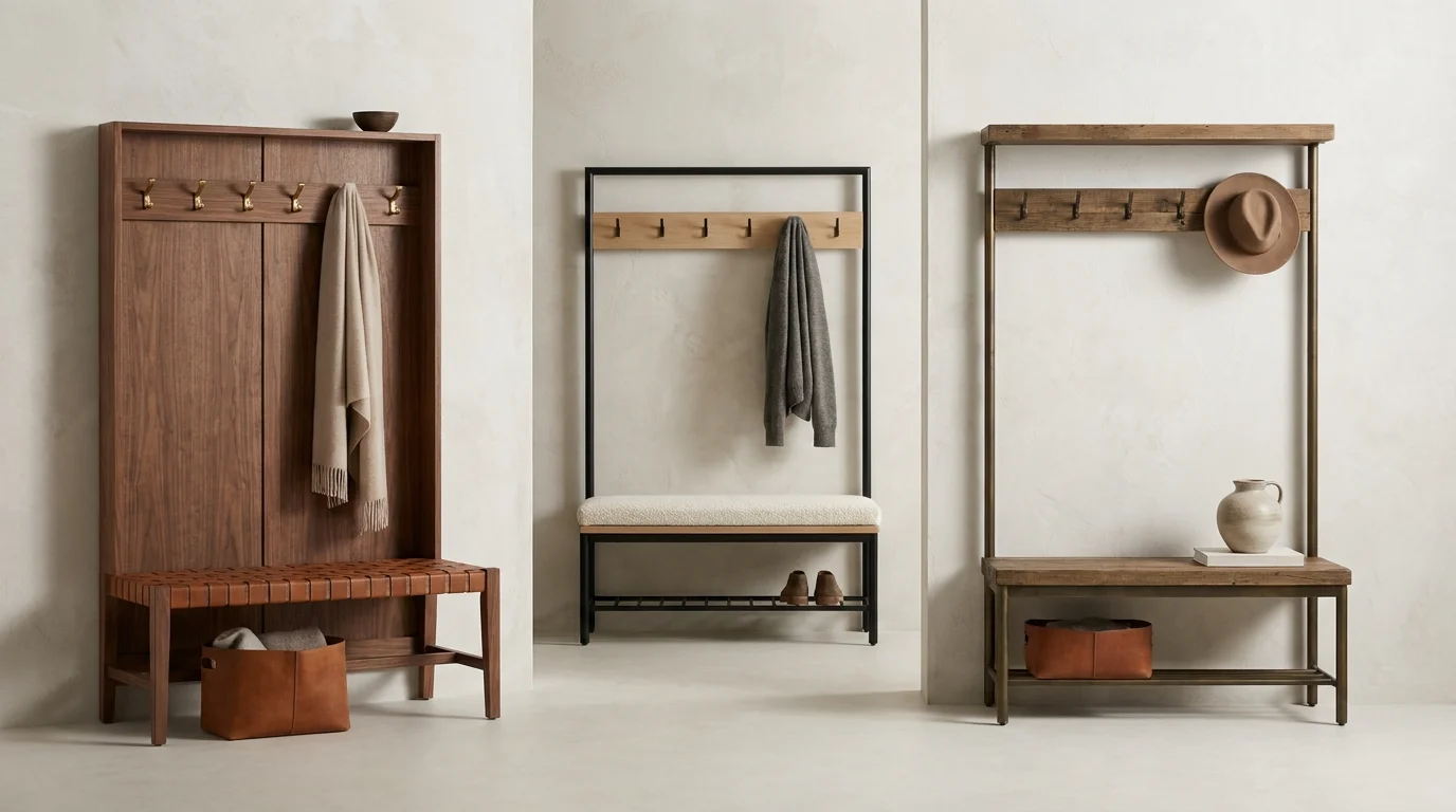 Best Hall Trees With Bench Seating