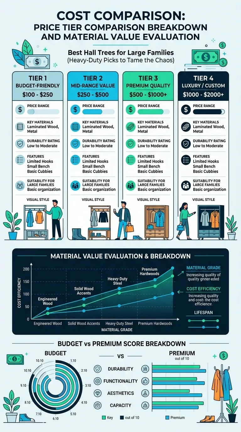 Cost Comparison: Price tier comparison breakdown and material value evaluation