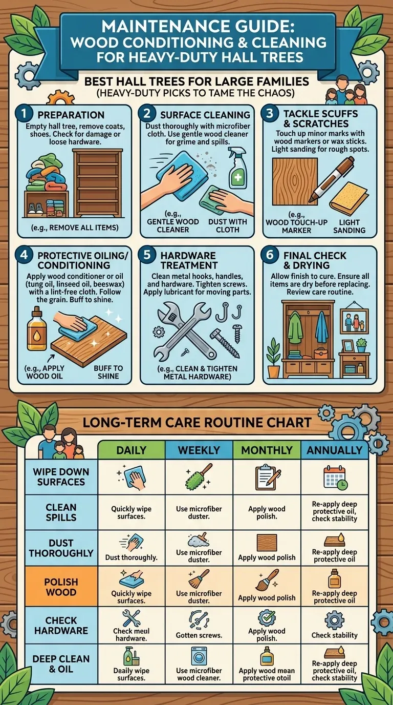 Maintenance Guide: Step-by-step wood conditioning and cleaning guide