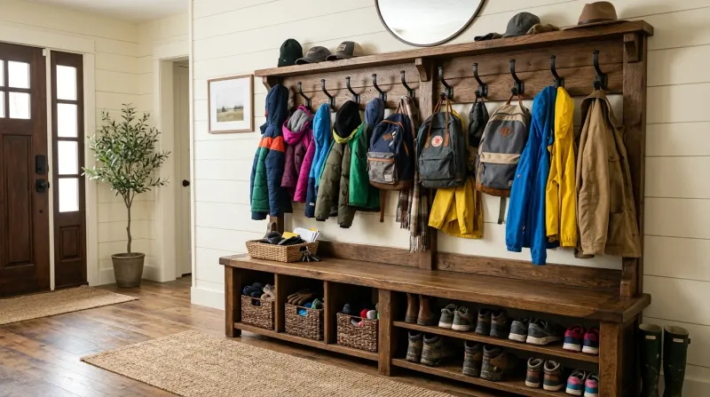 Original editorial photography for Best Hall Trees for Large Families (Heavy-Duty Picks to Tame the Chaos)