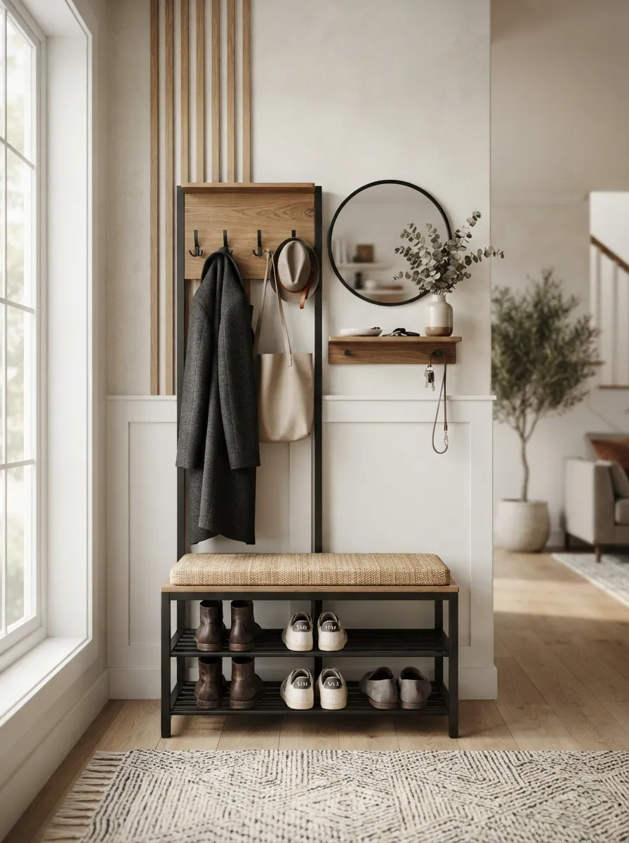 The Best Hall Trees With Shoe Storage to Declutter Your Entryway