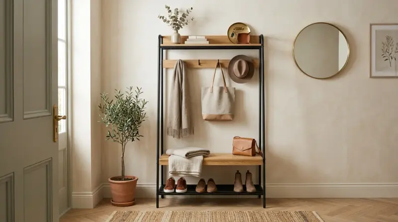 Best Hall Trees for Small Spaces: 10 That Fit Under 36 Inches Wide