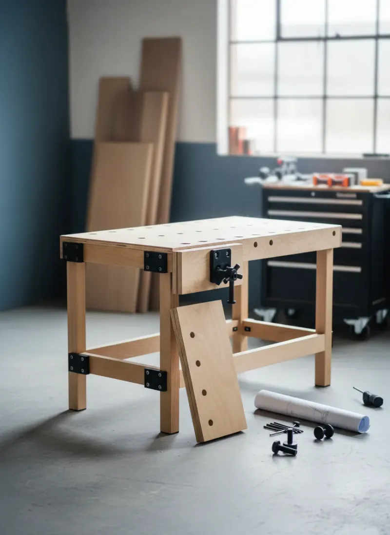Professional SEO visualization for The Best Knock-Down Workbench Designs You Can Easily Disassemble