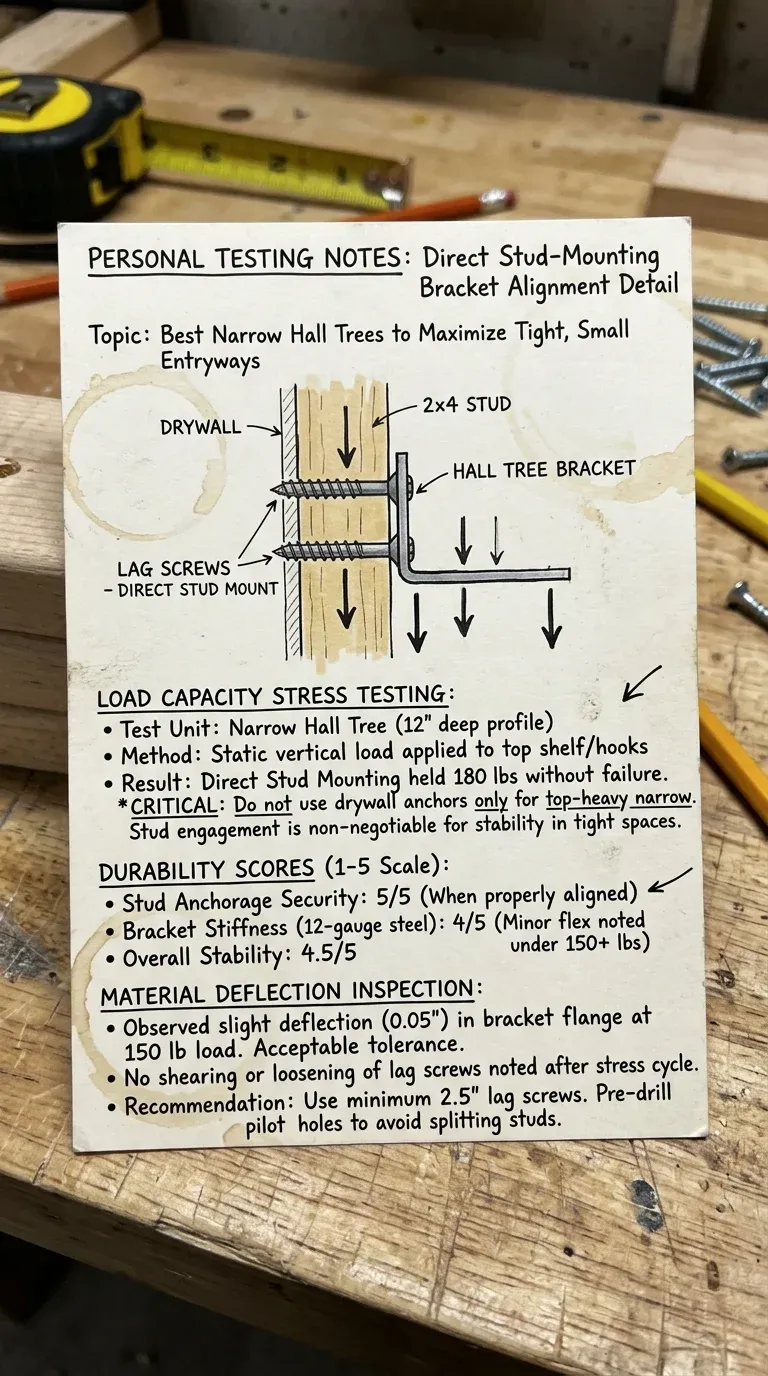 Personal Testing Notes: Direct stud-mounting bracket alignment detail