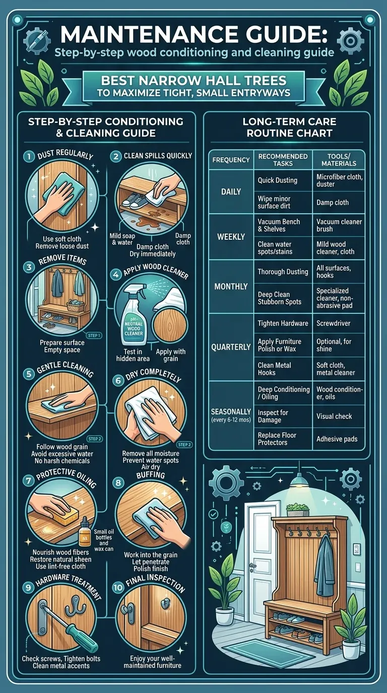 Maintenance Guide: Step-by-step wood conditioning and cleaning guide