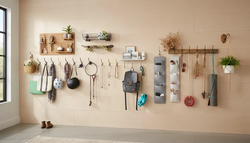 Beyond Coats: 15 Creative Uses for Entryway Hooks and Wall Organizers