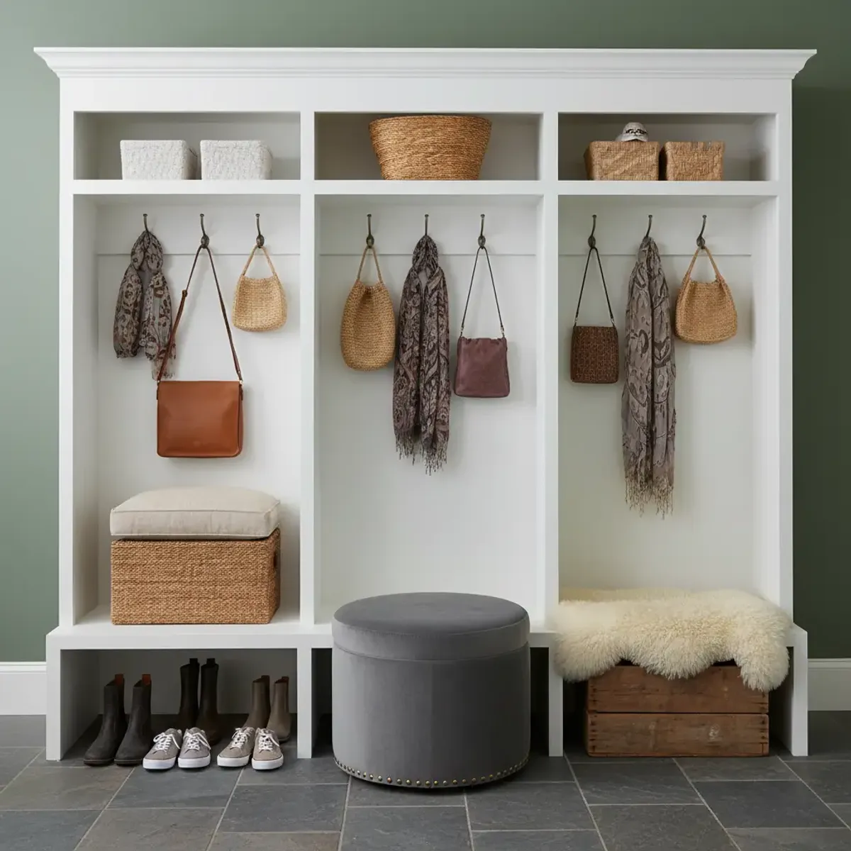 Beyond the Bench: Creative Seating Options for Hall Trees and Mudroom Lockers