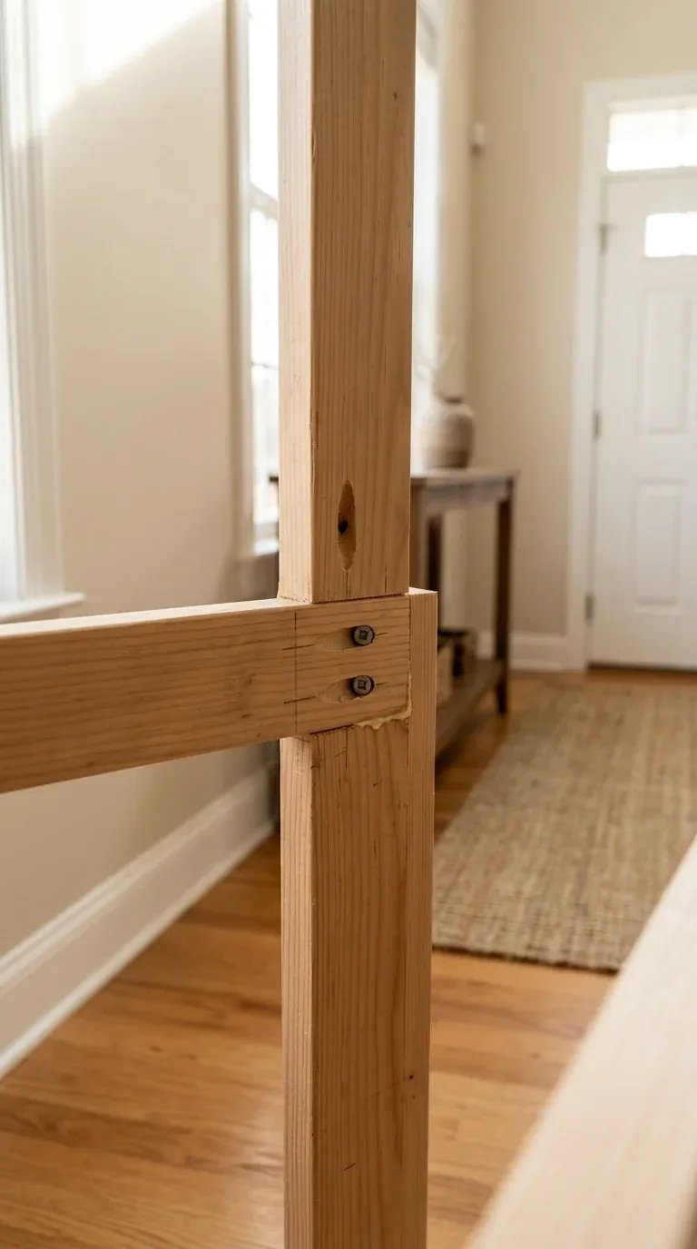 Step-by-step wood conditioning guide for the finished hall tree