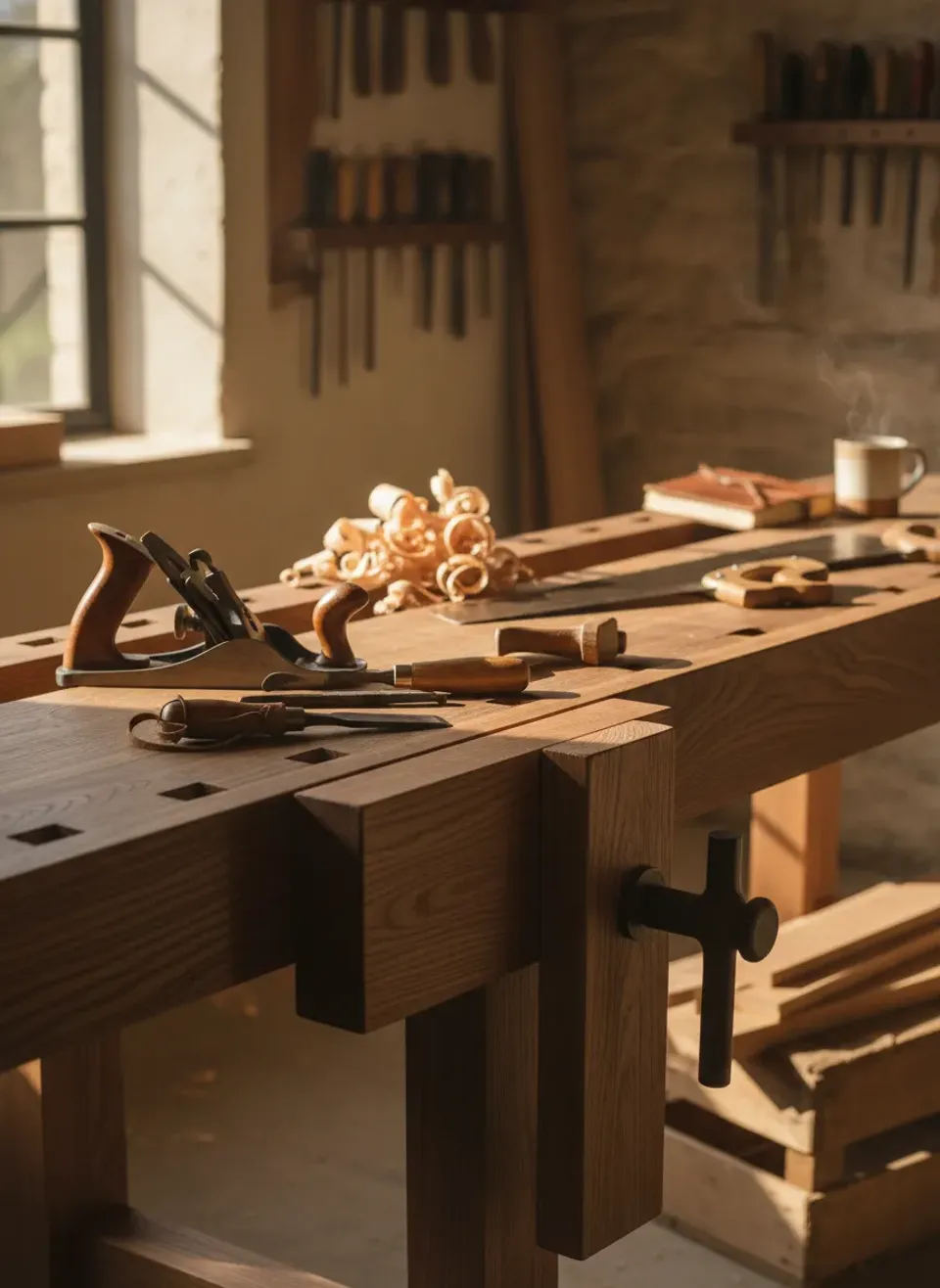 Building a Workbench with Hand Tools: A Complete Guide to Unplugged Woodworking