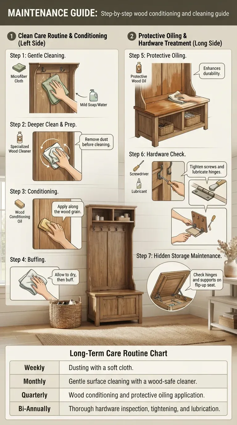 Maintenance Guide: Step-by-step wood conditioning and cleaning guide