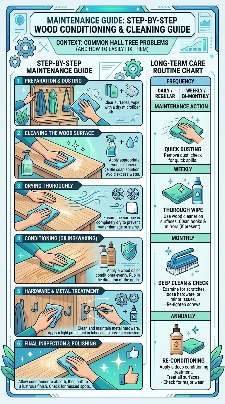 Maintenance Guide: Step-by-step wood conditioning and cleaning guide