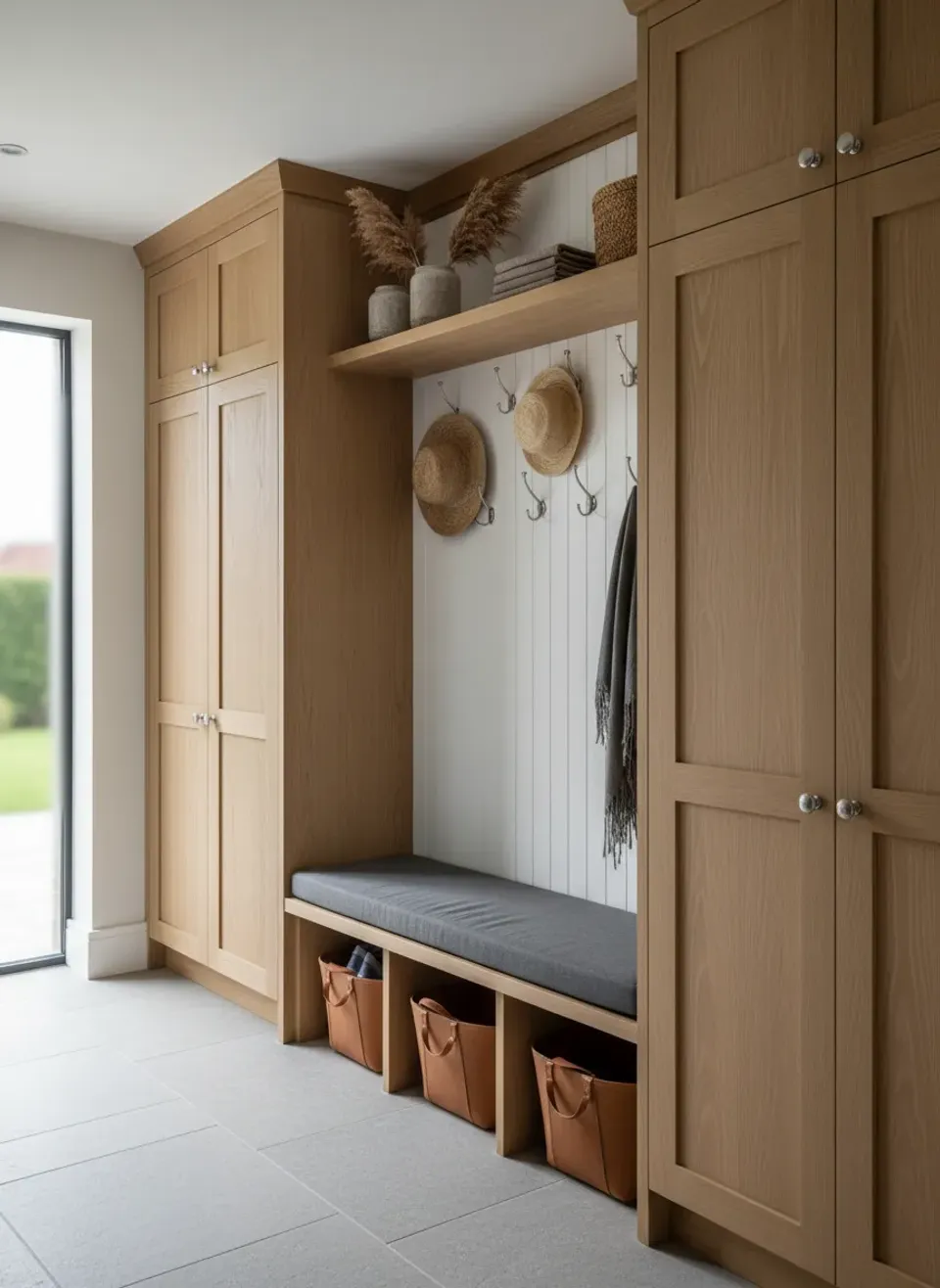 Custom Mudroom Storage & Cabinets