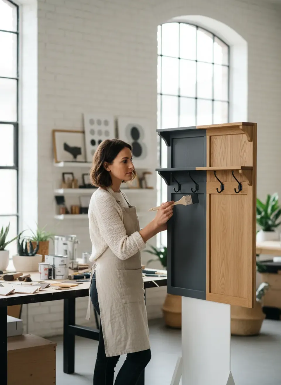Customizing Your Entryway Racks: Painting, Staining, and Personalizing Wall Units