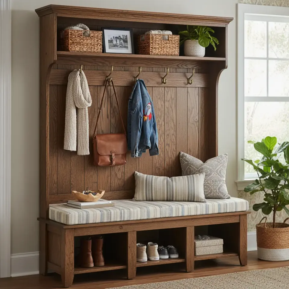 Customizing Your Hall Tree: Adding Personal Touches and Accessories