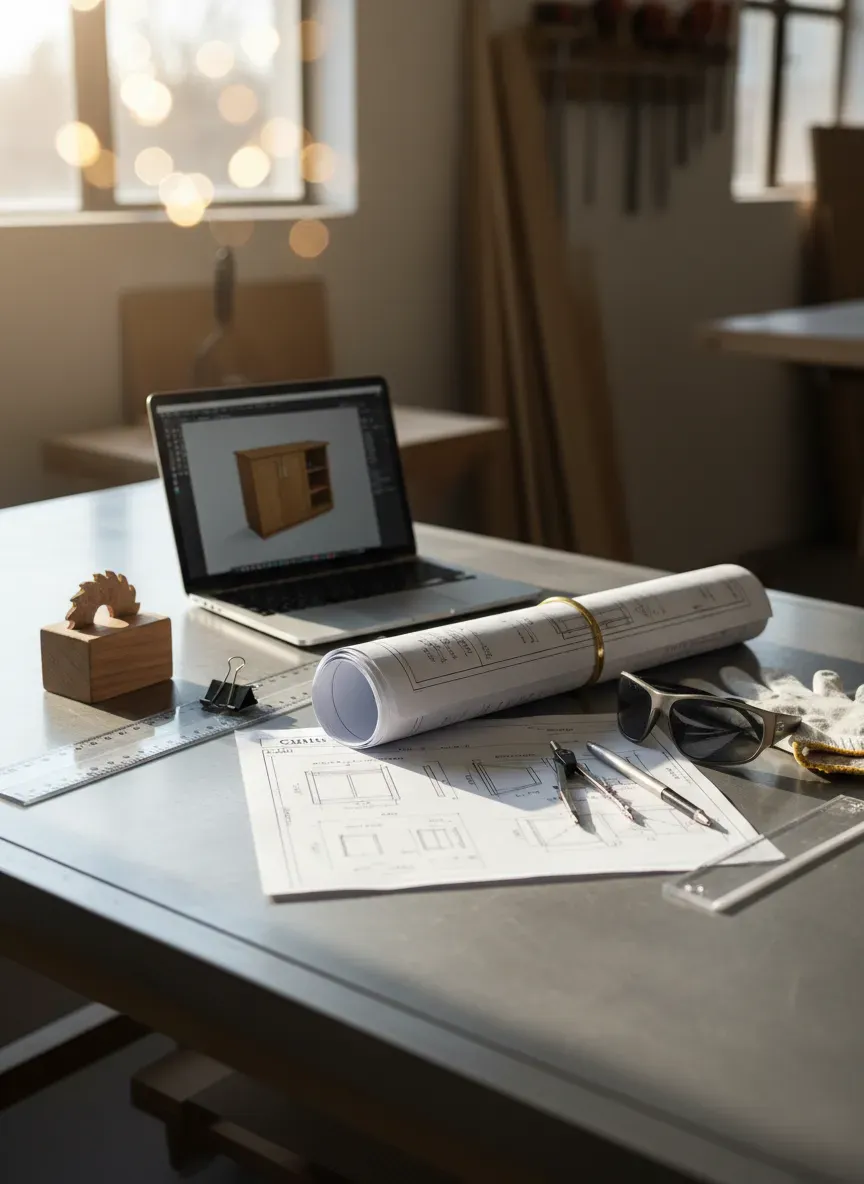 Generating the final cutlist and shop drawings