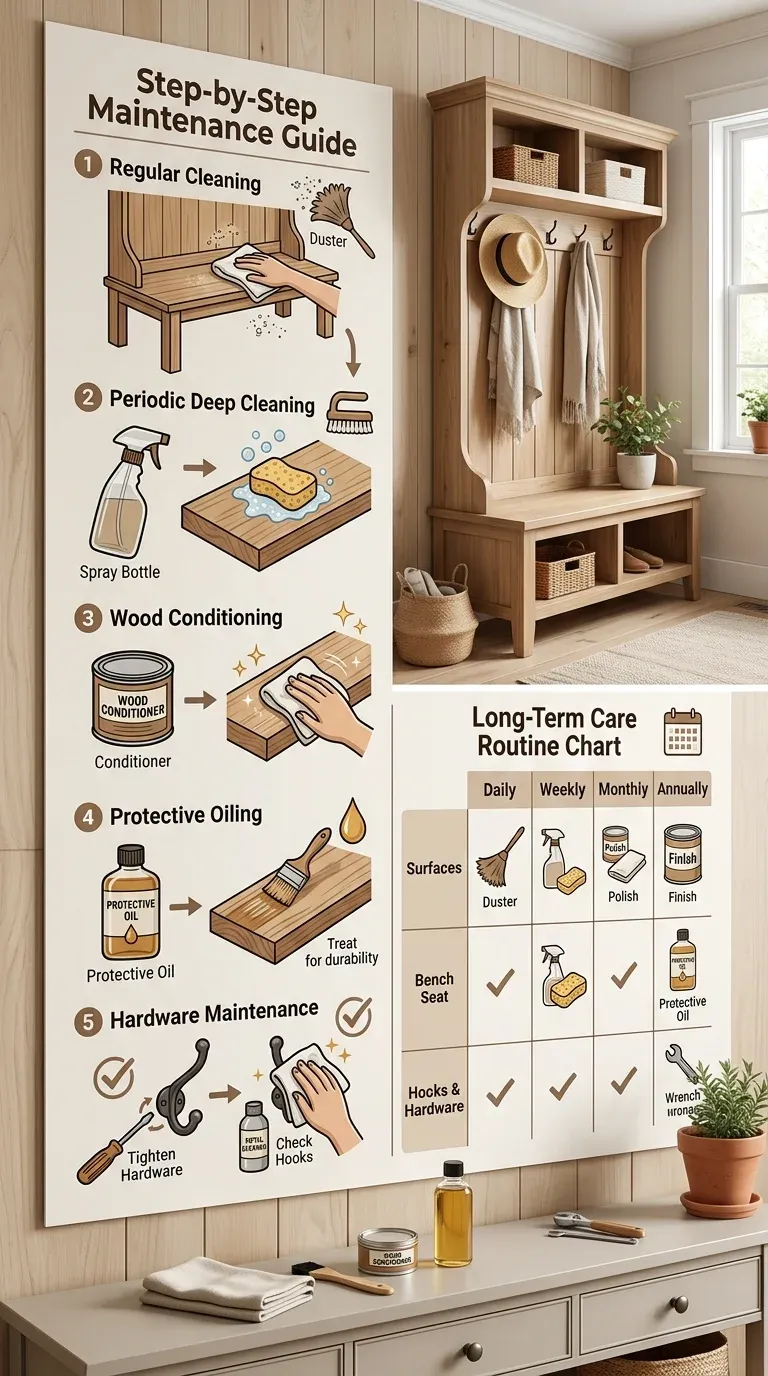 Maintenance Guide: Step-by-step wood conditioning and cleaning guide