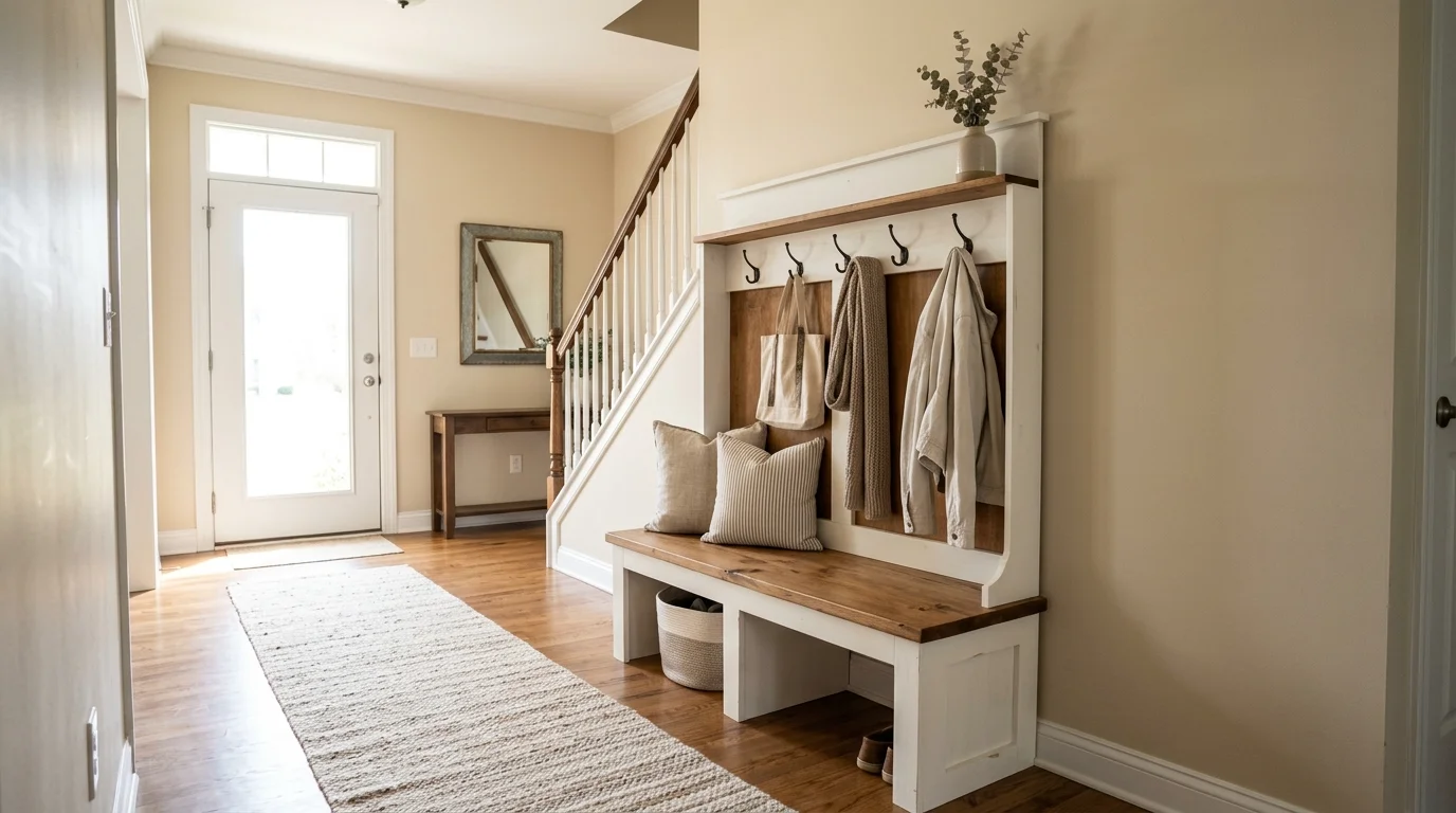 Diy Hall Tree With Bench Plans: Build Your Dream Entryway