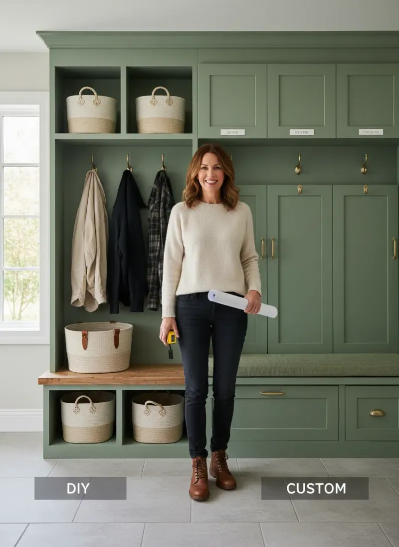 DIY vs. Custom: Guide to Built-In Mudroom Bench and Lockers — expert guide with measurements, tips, and product picks