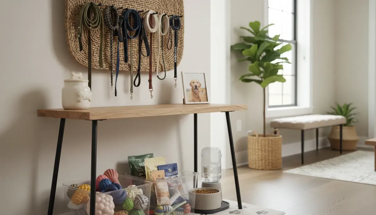 Entryway Storage for Pets: Keeping Leashes, Toys, and Supplies Tidy in Apartments