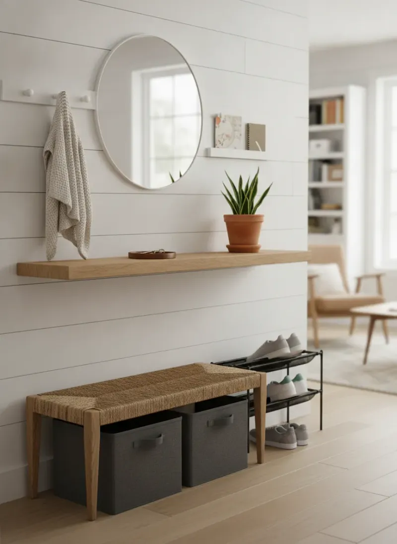 Professional SEO visualization for Entryway Storage Ideas That Keep Small Spaces Organized