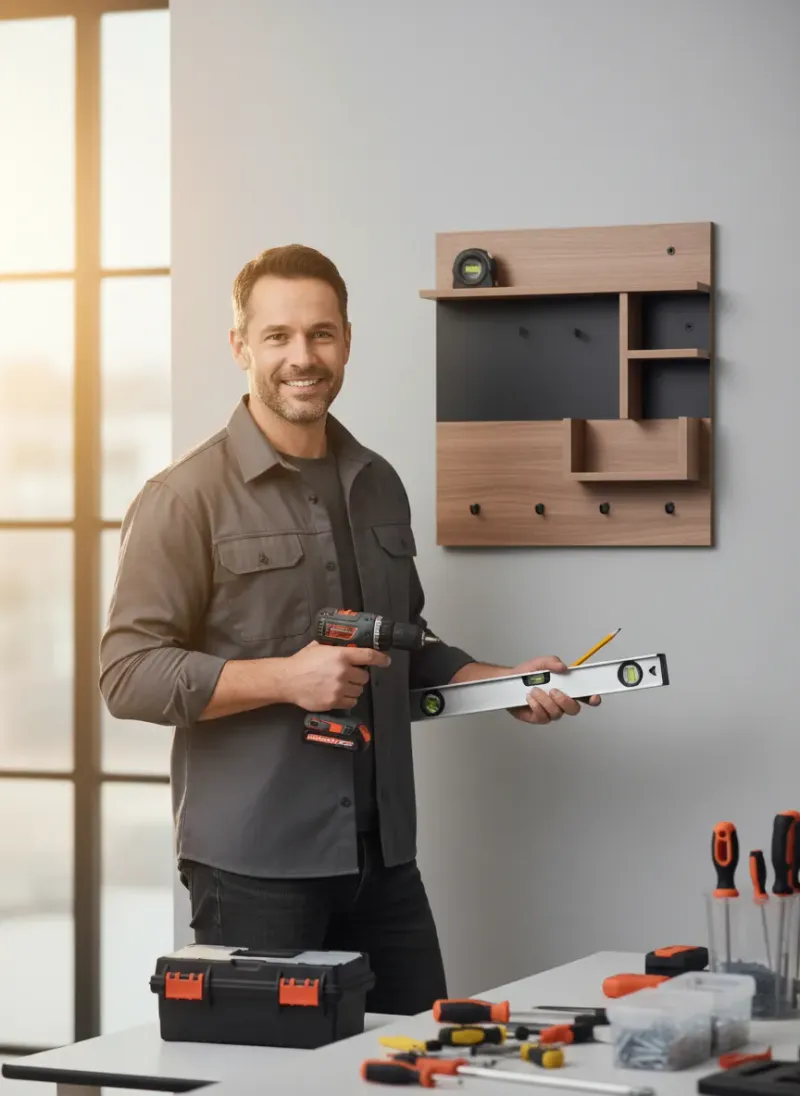 Professional SEO visualization for The Essential Tools Checklist for Installing Any Wall-Mounted Entryway Organizer