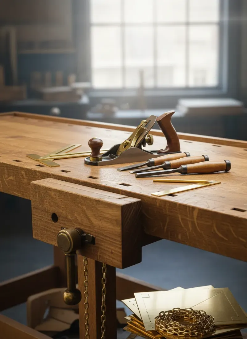 The Golden Rules of Workbench Design â€” expert guide with measurements, tips, and product picks