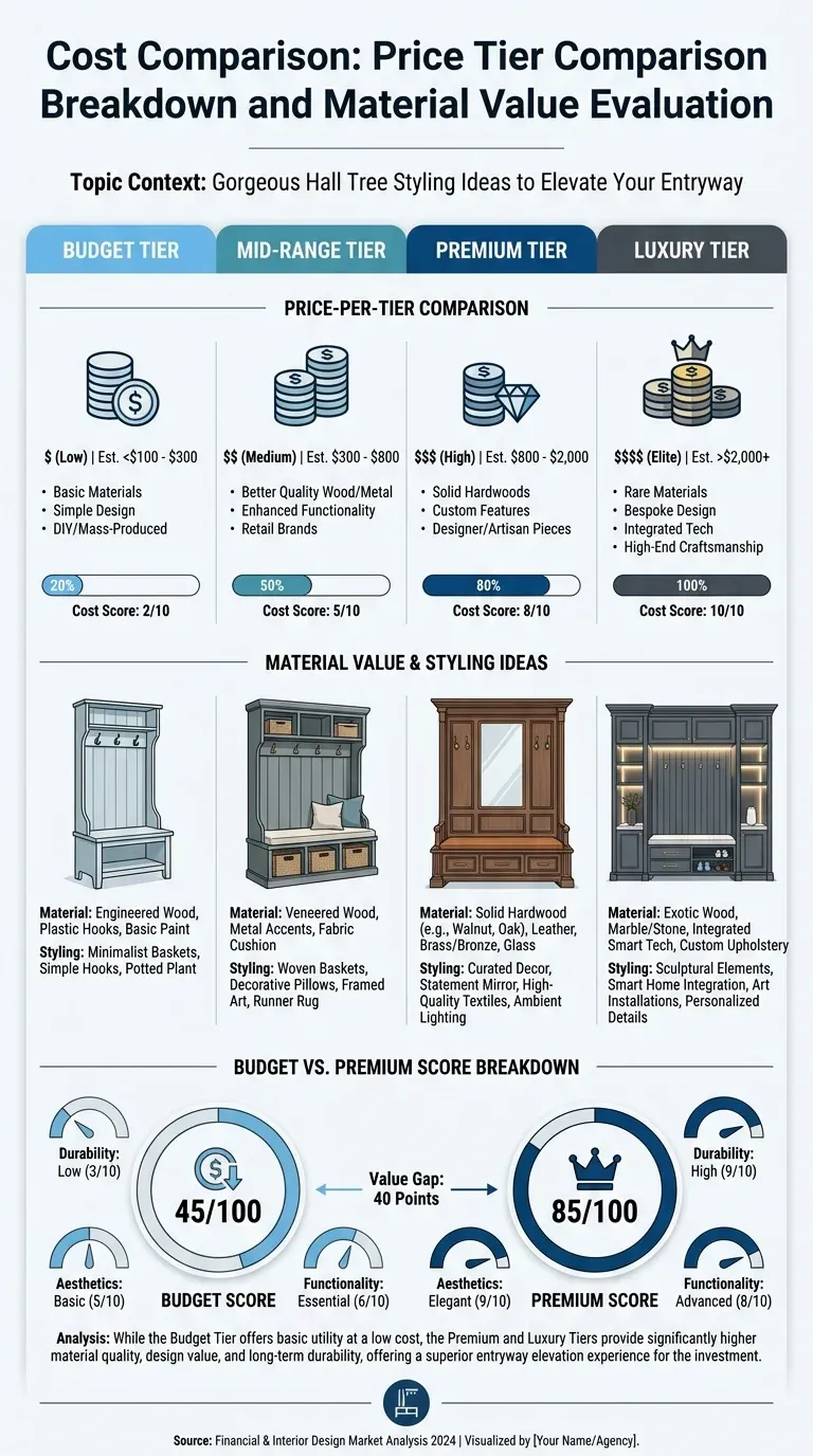 Cost Comparison: Price tier comparison breakdown and material value evaluation