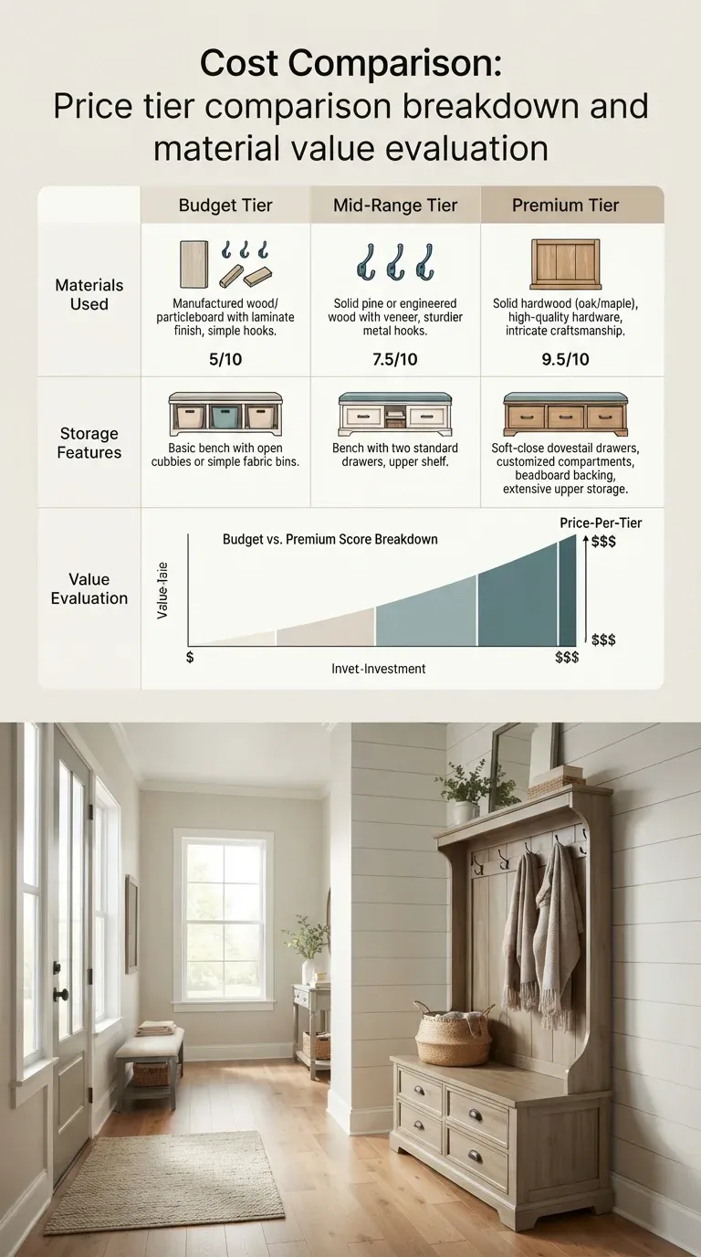Cost Comparison: Price tier comparison breakdown and material value evaluation