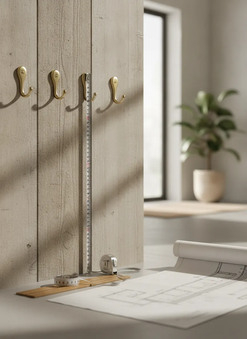 How High to Hang Coat Hooks: the Standard Coat Hook Height Guide