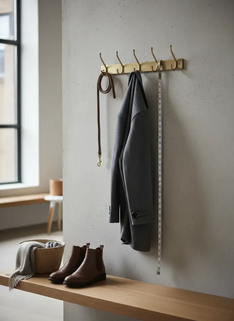 how high should coat hooks be