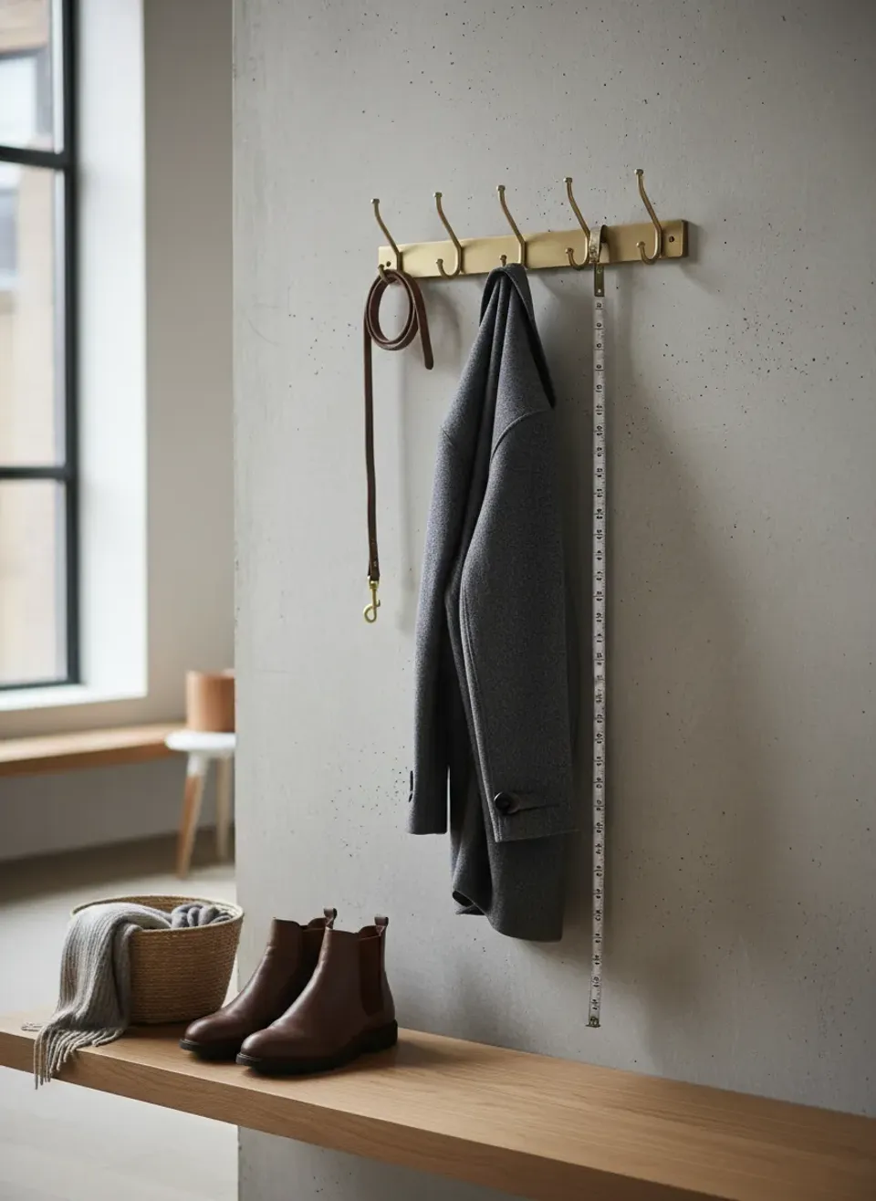 how high should coat hooks be