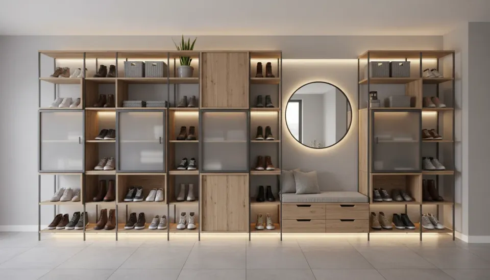 Modular Shoe Storage Systems: Designing a Flexible Entryway Setup