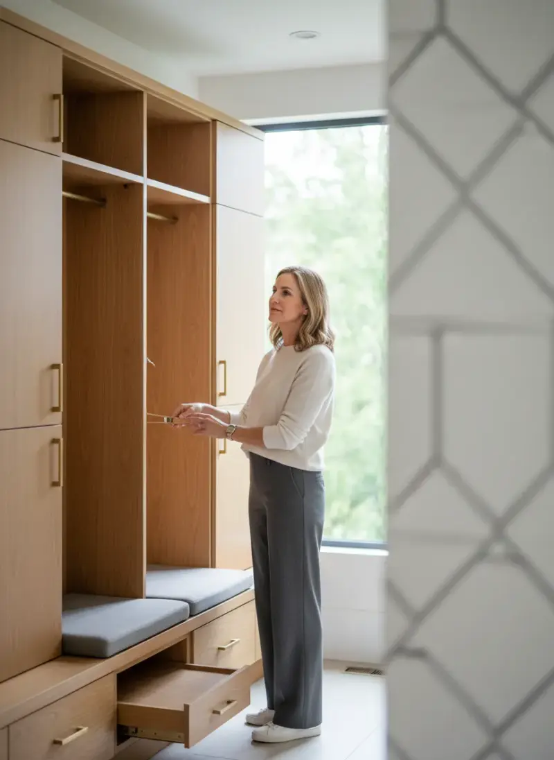 Mudroom Locker Depth Guide