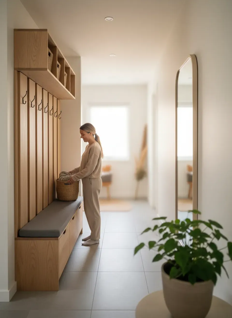 Narrow Mudroom Solutions: How to Fit Lockers in a Tight Hallway