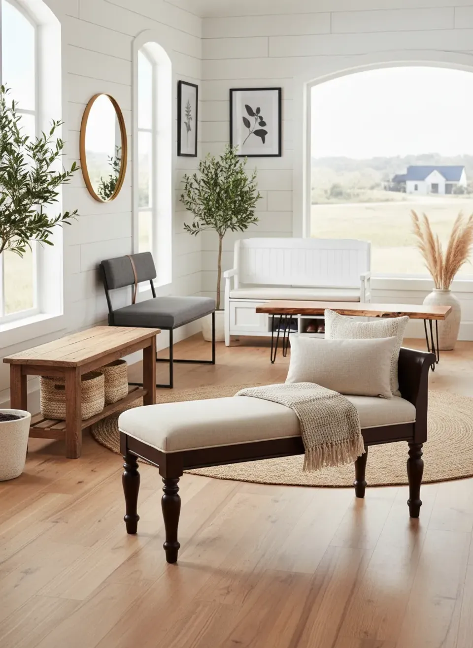 From Rustic to Refined: 5 Farmhouse Entryway Benches Defining the 2026 Market