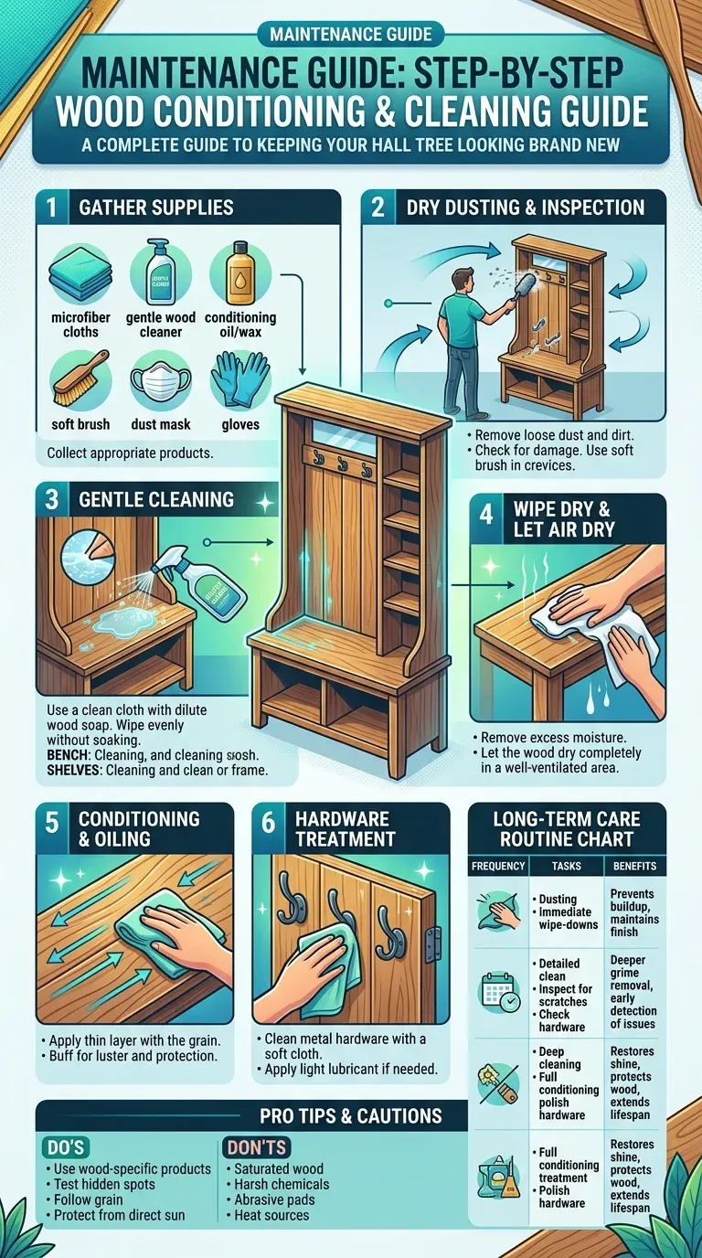 Maintenance Guide: Step-by-step wood conditioning and cleaning guide