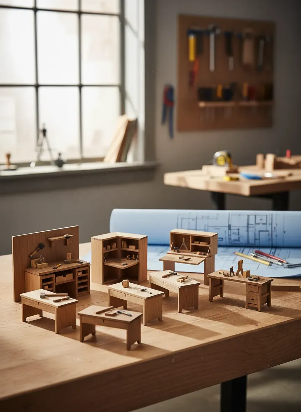 Small Shop Solutions: 8 Space-Saving Workbench Plans for Tight Spaces