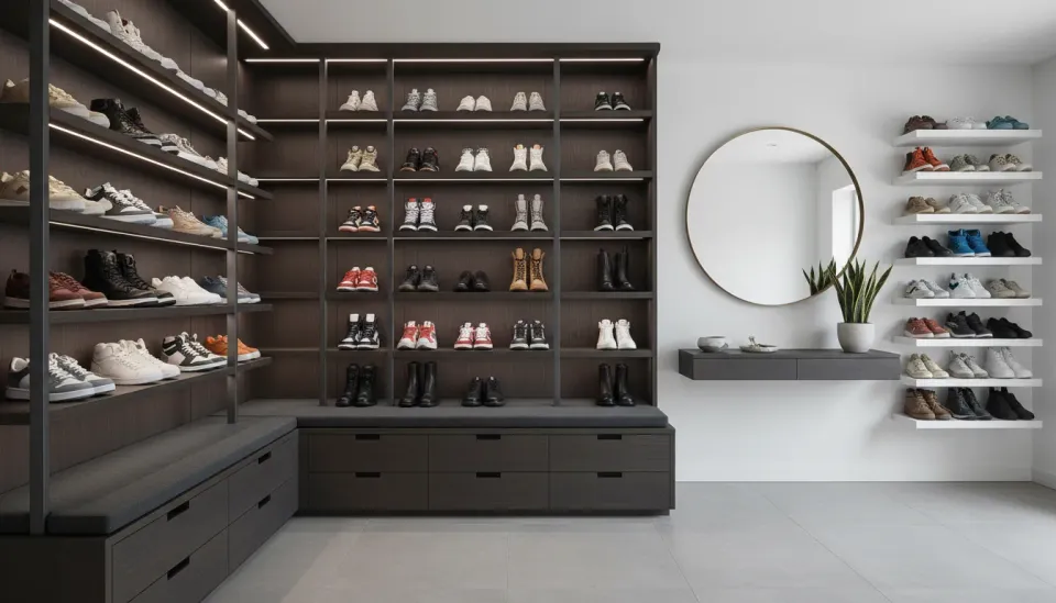 Solving the Shoe Pile Problem: Compact Entryway Storage Ideas for Serious Collectors