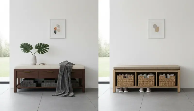 Splurge or Save? Luxury Entryway Benches with Storage Wor...