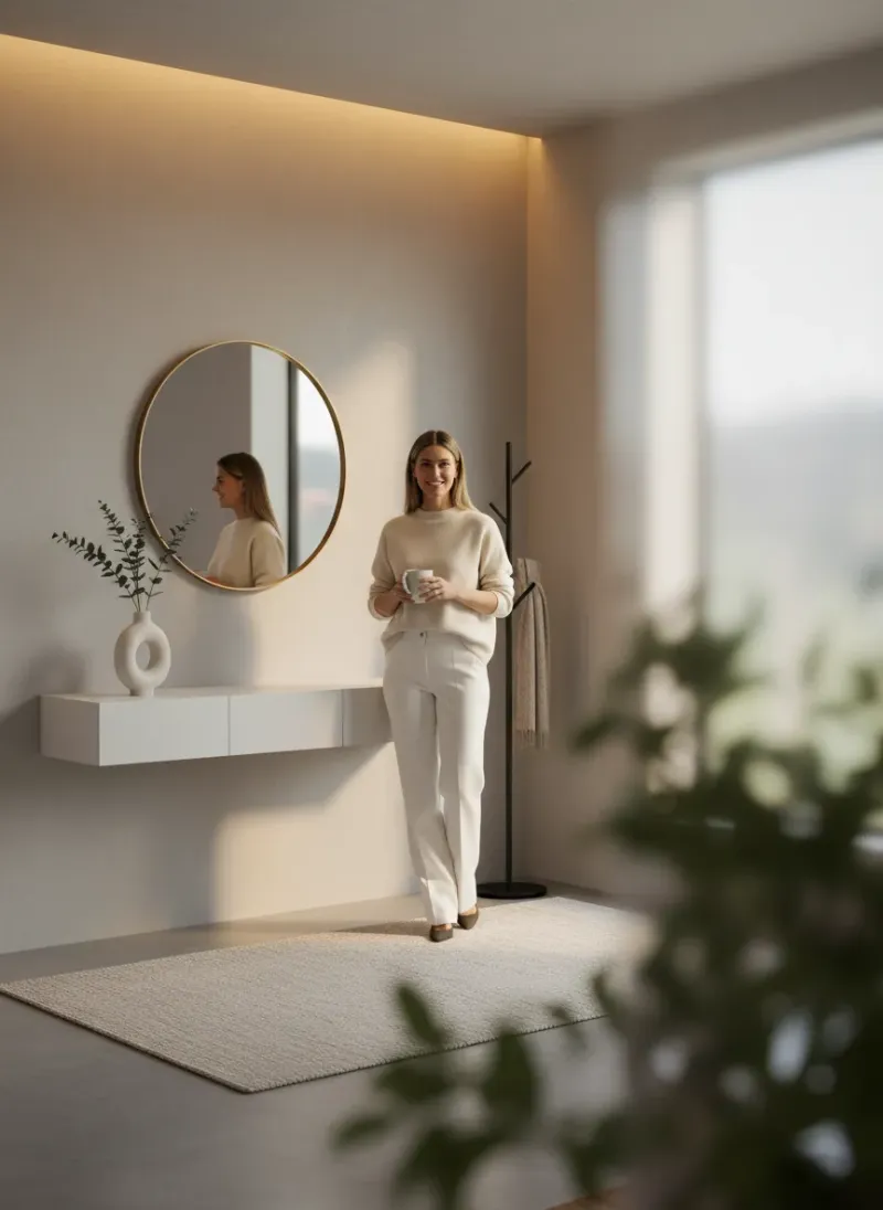 Visualization for 10 Stunning Minimalist Entryway Ideas to Transform Your Home's First Impression