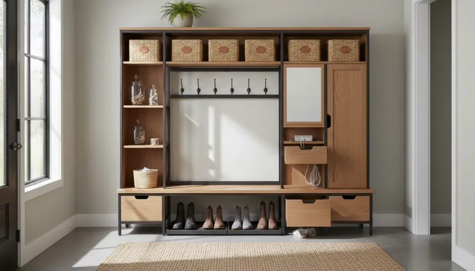 The Art of Organization: 15 Clever Storage Hacks for Hall Trees