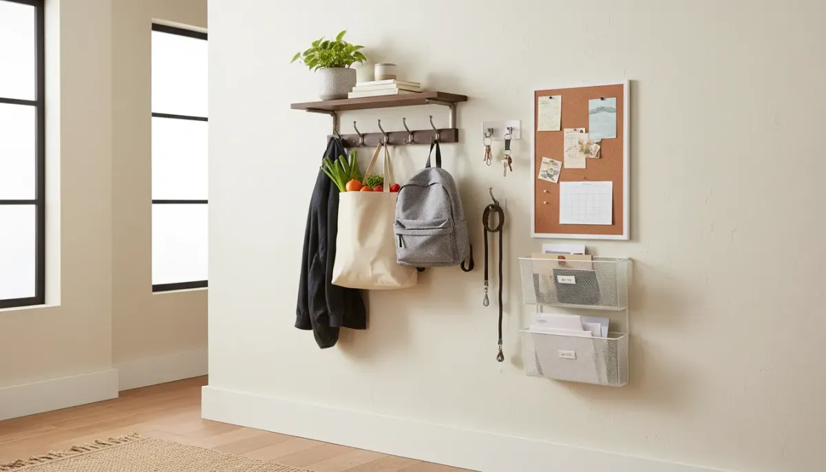 The Renter's Solution: No-Drill Wall-Mounted Entryway Organizers That Actually Hold Weight