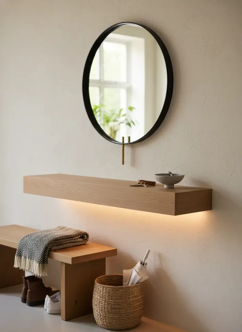 wall mounted entryway