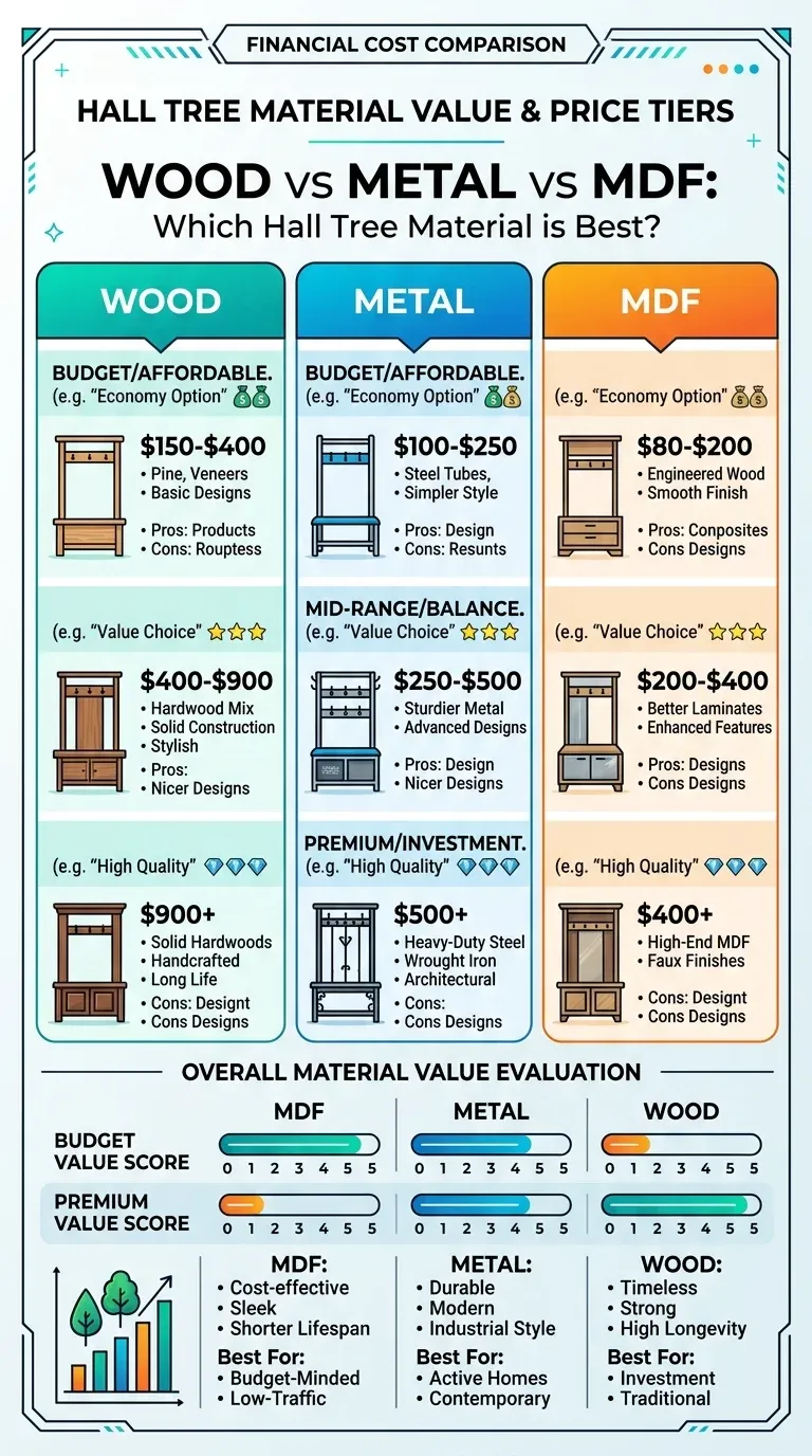 Cost Comparison: Price tier comparison breakdown and material value evaluation