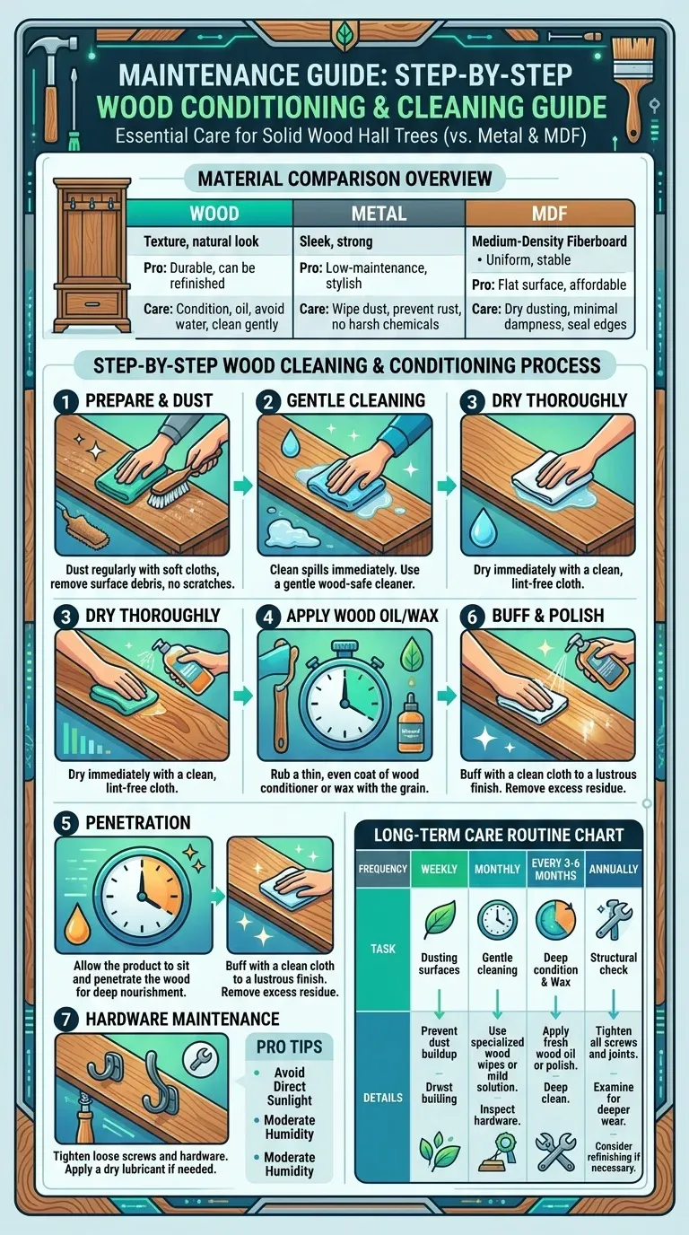 Maintenance Guide: Step-by-step wood conditioning and cleaning guide