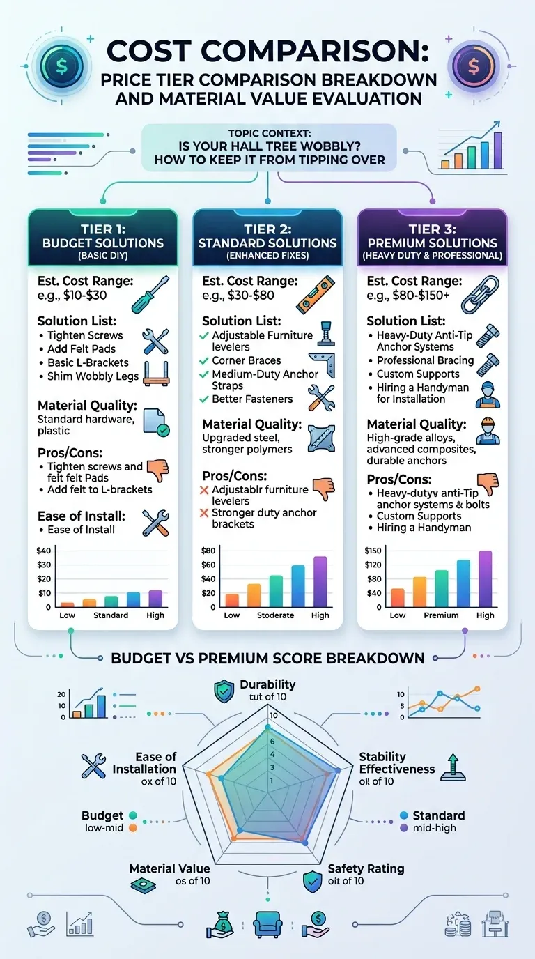 Cost Comparison: Price tier comparison breakdown and material value evaluation